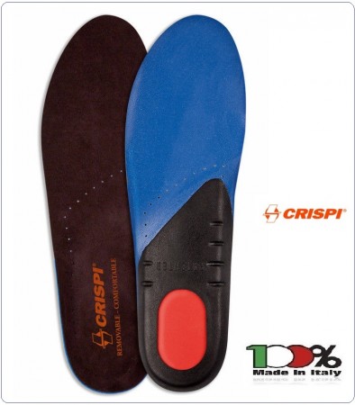 Solette Suolette Crispi Ergotech Anatomiche Ammortizzanti Solette per Anfibi Guardie Giurate Polizia Carabinieri Soccorritori Art. AS5352