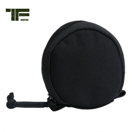 Tasca Rotonda NERA  in Cordura 1000 Denari con Cerniera YKK  TF-2215 Art. 359558
