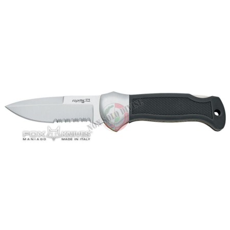 Coltello Serramanico Caccia Tempo Libero Fox Maniago Italia Colore Verde ULTIMO PEZZO Art. 578NSV