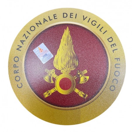 Tappetino Mouse Tondo  Vigili del Fuoco VVFF Prodotto Ufficiale Originale Giemme Art. VF0175
