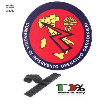 Patch Toppa Ricamata Carabinieri Compagnia di Intervento Operativo Carabinieri Grande Art.CC-I