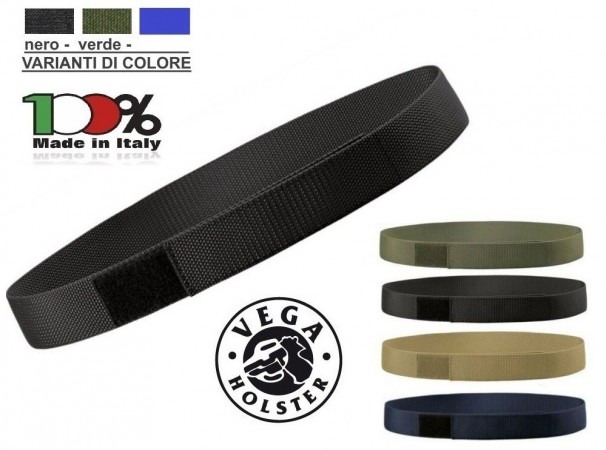 Cintura in Nylon a Strappo Senza Fibbie Cordura Regolabile H4  Vega Holster Italia Polizia Carabinieri Vigilanza GPG IPS Guardie Giurate Art. 2V63