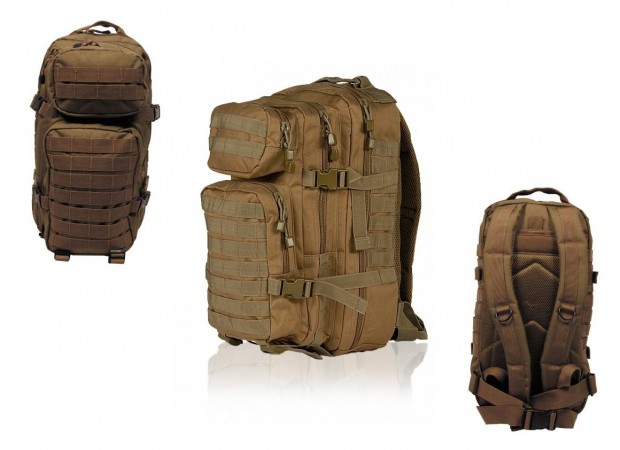 Zaino Tattico M.O.L.L.E. Coyote Tan Sabbia  Deserto Mod. US Assult I 20 Litri Art. 30333R
