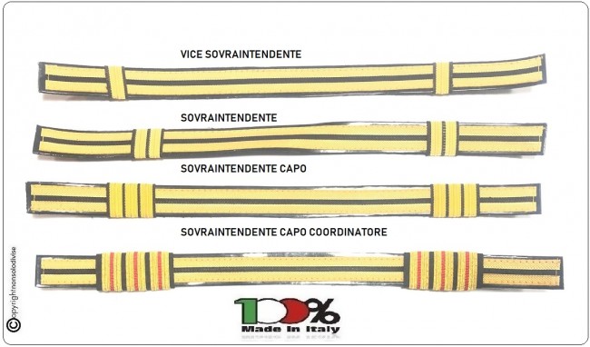 Nuovi Soggoli Soggolo in Tessuto Polizia di Stato Riforma 2019 Sovraintendenti Art.PS-2019-1