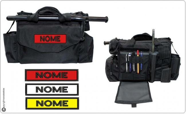 Borsone Intervento Borsa Operativa Ordine Pubblico  Antisommossa PERSONALIZZATO con Patch Ricamata MIL TEC o MFH   Art. 16230002