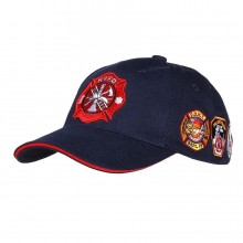 Cappellino Baseball Ricamato 3D NYFD Vigili Del Fuoco Americani Art. 215157-246