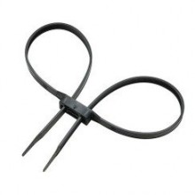 Manette Handcuffs ABS Fascetta Modello Sagomato a 8 in Plastica Alta Resistenza flex cuffs USO COME MANETTE STEALTH MFH Art.  29234
