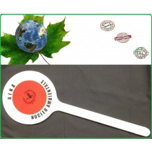 Paletta Segnaletica Ambo le Parti Rosse A.I.N.A. Nucleo Ambientale Art.R0049