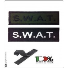 Patch Toppa Lineare Ricamata con Velcro S.W.A.T.Art.NSD-R8