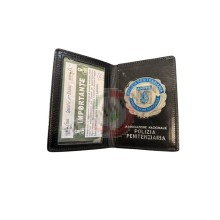 Portadocumenti + Portafoglio con Placca Operativa Associazione Nazionale Polizia Penitenziaria ANPPE  Ascot Italy Novità Art. 601AS21-A