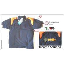 Polo Manica Corta Nuovo Modello Completamente Ricamata 118 Soccorso Sanitario  Art.NSD-POLO-118