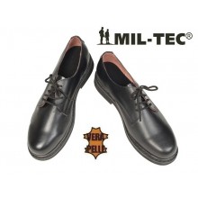 Scarpa Scarpe Uomo Pelle Nera Per Divisa Carabinieri Polizia Vigilanza Polizia Locale Uniforme Mil-Tec Art. 12882100