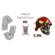 Agganci Attacchi Casco Privo di Aggancio Torcia Come da Foto SOLO COPPIA SUPPORTI CASCO SENZA ATTACCO LAMPADA Peli Per Elmo Vigili Del Fuoco Originali Sicor VFR 2000 VFR 2009-PRO Art.5490001222-2-2
