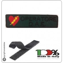 Patch Toppa Ricamata Verde Militare OPERATORE DAE   Art.DAE-47