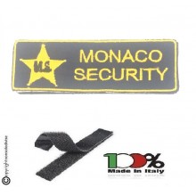 Patch Toppa con Velcro Monaco Security Esclusiva per MS Art. MS-1
