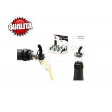Tappo Versatore per Vino Tappo + Salva goccia 2 in 1  Professionale Vin Buquet Art.FX FIT 004