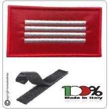 Grado Rosso Su Velcro Vigili Del Fuoco Capo Reparto Esperto  Art. T00723