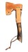 Ascia Artigianale Accaio C70-1095 Manico in legno Kiker con Fodero Cuoio Art. ASCIAM58