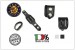Passante per Cinturone Distanziali Doppia Asola Doppio Bottone Pelle Neri o Bianchi Confezione 1 pezzo Vega Holster Italia Art. 1V01-1