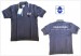 Polo Manica Corta Unisex Blu Nevy con Bordi Nuovo Modello Unificato Italia POLIZIA LOCALE  VENDITA RISERVATA  Art. 6613