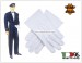 Guanti Guanto 100% Pelle Bianca Foderati Cerimonia Polizia di Stato Carabinieri Esercito Polizia Locale Marina ecc. Art. BIC-GB