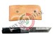 Coltello Serramanico Lama Tanto Artigianale in Acciaio Vero Damasco Manico Vero Corno Muflone con Fodero Cuoio Maru Art. DM04