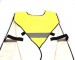 Corpetto Fratino Pettorina Alta Visibilità Giallo Neutro Vega Holster Italia Art. 4AV04