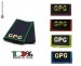 Gradi Tubolari ricamati  Guardie Giurate Polizia Privata Vigilanza GPG IPS Disponibili Bordo Giallo Azzurro Bordò Rosso Art. GPG-X