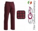 Pantalone Pantaloni Pants Hose Coulisse Cuoco Chef Professionale Ego Chef Italia Red Alfred Art. 202125