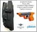 Fondina Polimeri Nera Per Pistola Piexon JPX Jet Laser e Standard Polizia Locale Provinciale Ordine Pubblico Radar 1957 Art. 6416-3606SN