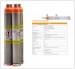 Cartuccia di Ricarica con 4 Cariche Irritanti al Peperoncino per Nuovo JPX4 Piexon Vega Polizia Locale Guardie Giurate GPG IPS  Art. PX.8200.22