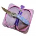 Coltello con Custodia Tiratura Limitata Happy knife and case Blade 8Cr13MoV Art. BB-102