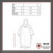Telo Poncho Rip Stop Impermeabile Antipioggia Woodland Pioggia Temporale Militare Soft Air Caccia Pesca Art. 08524J
